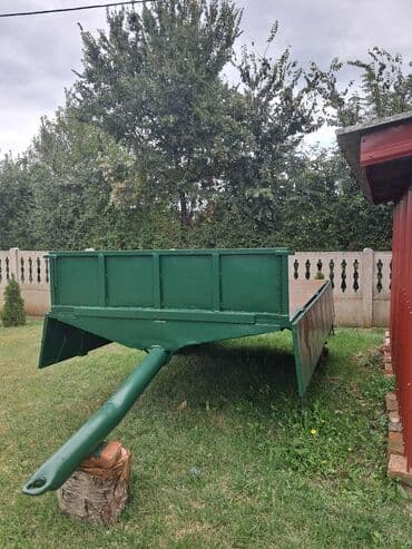 Prikolica za traktor – jednobrzinska, jednoosovinska, čelična - Tip na lalafo.rs Prikolica za traktor – jednobrzinska, jednoosovinska, čelična - Tip