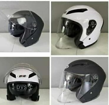 Oprema za bicikliste: Otvorena motoristička kaciga BYS/DVS tipa (jet) sa prozirnim vizirima na lalafo.rs — 1 Oprema za bicikliste: Otvorena motoristička kaciga BYS/DVS tipa (jet) sa prozirnim vizirima — 1