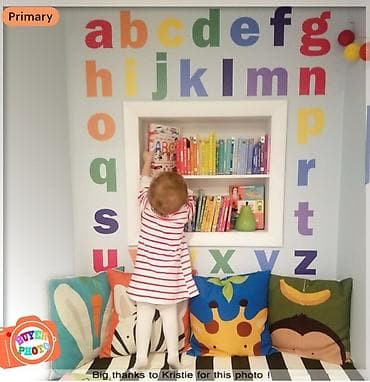 Zidne nalepnice – Šareni alfabet za dečiju sobu - Komplet edukativnih na lalafo.rs — 1 Zidne nalepnice – Šareni alfabet za dečiju sobu - Komplet edukativnih — 1