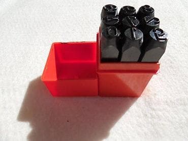 Merni alati i instrumenti: Set udarnih žigova – slova i brojevi - Kompleti metalnih udarnih na lalafo.rs — 4 Merni alati i instrumenti: Set udarnih žigova – slova i brojevi - Kompleti metalnih udarnih — 4