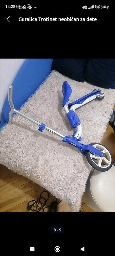Trotinet ili Guralica ispravan dobar za malo dete .
Mirjevo na lalafo.rs — 7 Trotinet ili Guralica ispravan dobar za malo dete .
Mirjevo — 7