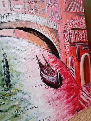 Paintings & Picture frames: Most u Veneciji, u bojama Italije 💚🤍❤️ Akril na platnu (tvrda at lalafo.rs — 4 Paintings & Picture frames: Most u Veneciji, u bojama Italije 💚🤍❤️ Akril na platnu (tvrda — 4