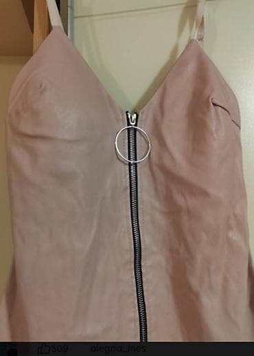 Haljina od eko lpže. Bledo roze boje, veličina S. Bez mane, jednom na lalafo.rs — 2 Haljina od eko lpže. Bledo roze boje, veličina S. Bez mane, jednom — 2