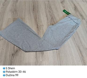 Sive ženske pantalone – SHEIN - Veličina: S - Kroj: zvono nogavica na lalafo.rs — 1 Sive ženske pantalone – SHEIN - Veličina: S - Kroj: zvono nogavica — 1