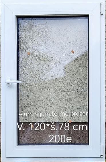 Aluminijumski termo prozor - Materijal: aluminijumski okvir, bela na lalafo.rs Aluminijumski termo prozor - Materijal: aluminijumski okvir, bela