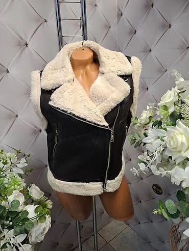 🔥Ženska bezrukavna jakna/PRSLUK sa krznenom postavom (shearling stil) na lalafo.rs — 1 🔥Ženska bezrukavna jakna/PRSLUK sa krznenom postavom (shearling stil) — 1