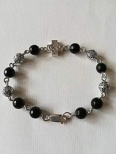 Konac narukvica, Handmade, Materijal: Perlice, Srebro na lalafo.rs Konac narukvica, Handmade, Materijal: Perlice, Srebro