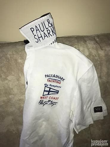 Men's T-shirt Paul Shark, bоја - Bela na lalafo.rs — 1 Men's T-shirt Paul Shark, bоја - Bela — 1