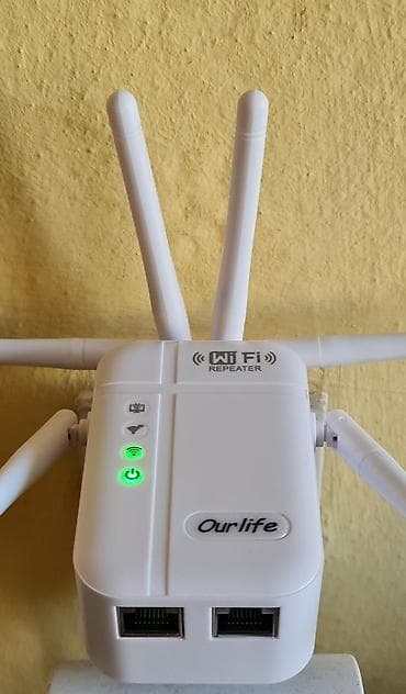 Wi‑Fi pojačivač signala Ourlife - Tip: bežični Wi‑Fi na lalafo.rs — 1 Wi‑Fi pojačivač signala Ourlife - Tip: bežični Wi‑Fi — 1