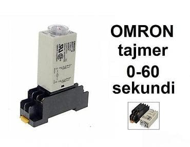 kom sa etiketom: OMRON tajmer 0–60 sekundi - Elektromehanički vremenski relej sa at lalafo.rs — 1 kom sa etiketom: OMRON tajmer 0–60 sekundi - Elektromehanički vremenski relej sa — 1