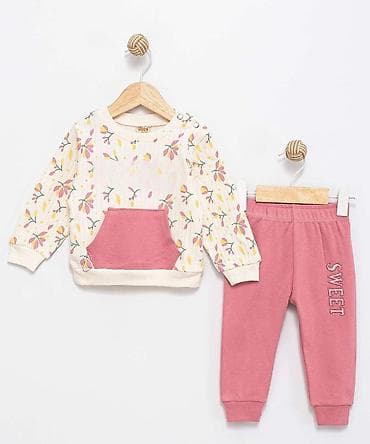 Dečiji komplet za devojčice – dukserica i donji deo - Dvod elni set na lalafo.rs Dečiji komplet za devojčice – dukserica i donji deo - Dvod elni set