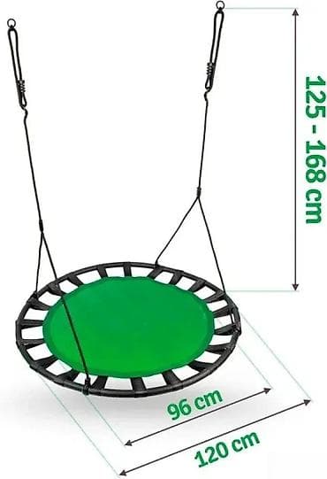 cepaci za drva: Viseća ljuljaška “gnezdo” – okrugla platforma prečnika 120 cm sa na lalafo.rs — 3 cepaci za drva: Viseća ljuljaška “gnezdo” – okrugla platforma prečnika 120 cm sa — 3