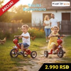 Tricikl Bubamara – dečiji tricikl sa motivom bubamare - Dizajniran za na lalafo.rs Tricikl Bubamara – dečiji tricikl sa motivom bubamare - Dizajniran za