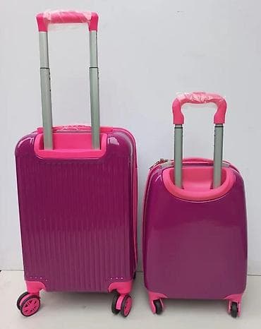 Backpacks, bags and suitcases: Dečiji set kofera – 2 komada, motiv animiranih junakinja na roze at lalafo.rs — 4 Backpacks, bags and suitcases: Dečiji set kofera – 2 komada, motiv animiranih junakinja na roze — 4