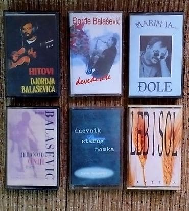 Ostalo: 6 originalnih kaseta Đorđe Balašević + Leb i sol Devetka na lalafo.rs — 1 Ostalo: 6 originalnih kaseta Đorđe Balašević + Leb i sol Devetka — 1