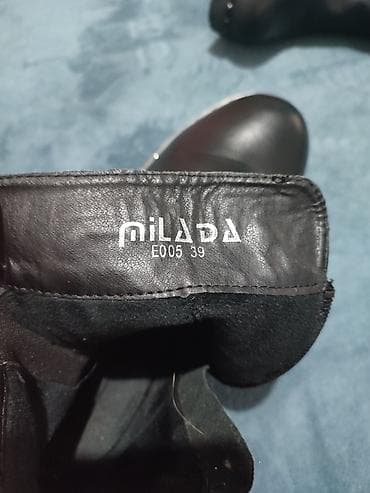 Ženske kožne gležnjače Milada E005, broj 39. - Boja: crna - na lalafo.rs — 4 Ženske kožne gležnjače Milada E005, broj 39. - Boja: crna - — 4