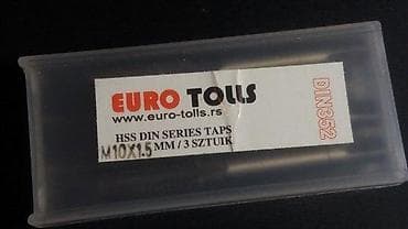 Set metlica (navojnih tarača) EURO TOOLS – HSS, DIN 352 - Tip: ručni na lalafo.rs Set metlica (navojnih tarača) EURO TOOLS – HSS, DIN 352 - Tip: ručni