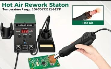 Hammers: ILIaILiB HX56 – 2‑u‑1 stanica za lemljenje vrućim vazduhom - at lalafo.rs — 5 Hammers: ILIaILiB HX56 – 2‑u‑1 stanica za lemljenje vrućim vazduhom - — 5