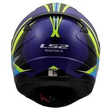 Oprema za bicikliste: LS2 Rapid II integralna kaciga – sportski dizajn, plavo/žuto/neonski na lalafo.rs — 9 Oprema za bicikliste: LS2 Rapid II integralna kaciga – sportski dizajn, plavo/žuto/neonski — 9