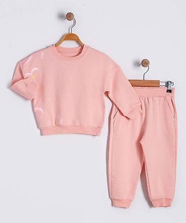 Dečiji komplet trenerke – 2 dela - Boja: puder roze - Set sadrži na lalafo.rs Dečiji komplet trenerke – 2 dela - Boja: puder roze - Set sadrži