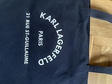 Karl Lagerfeld platnena tote torba – 21 Rue St‑Guillaume, Paris - na lalafo.rs Karl Lagerfeld platnena tote torba – 21 Rue St‑Guillaume, Paris -