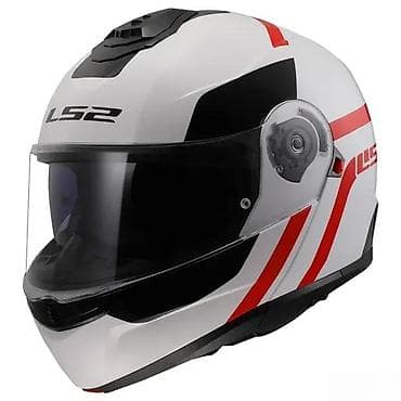 Sport & Hobby: LS2 modularna motociklistička kaciga u beloj boji sa crvenim i crnim at lalafo.rs — 2 Sport & Hobby: LS2 modularna motociklistička kaciga u beloj boji sa crvenim i crnim — 2