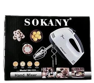 SOKANY ručni mikser – model SK-133 - Snaga: 180 W - 7 nivoa brzine na lalafo.rs SOKANY ručni mikser – model SK-133 - Snaga: 180 W - 7 nivoa brzine