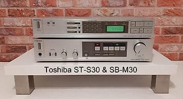 Odlično očuvan komplet marke Toshiba ST-S30 & SB-M30 Zvučno na lalafo.rs Odlično očuvan komplet marke Toshiba ST-S30 & SB-M30 Zvučno