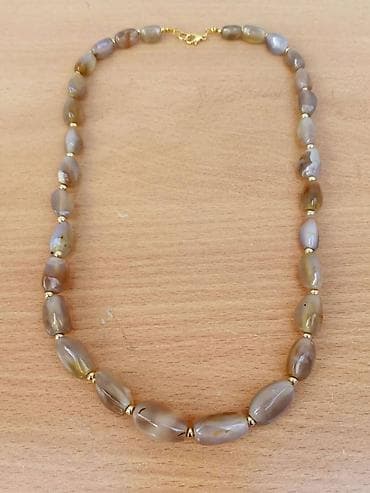 Ogrlica AHAT 3 poludragi kamen. Dužina-obim oko 60 cm, dužina na lalafo.rs — 2 Ogrlica AHAT 3 poludragi kamen. Dužina-obim oko 60 cm, dužina — 2
