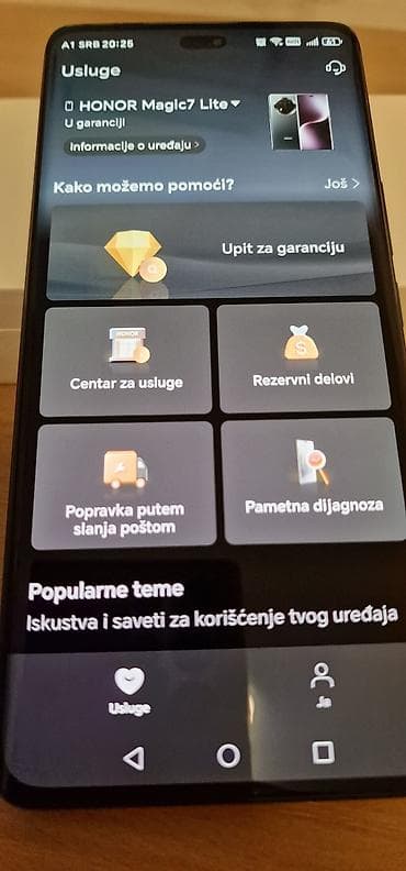 HONOR Magic7 Lite – pametni telefon - Ekran: veliki zakrivljeni na lalafo.rs — 2 HONOR Magic7 Lite – pametni telefon - Ekran: veliki zakrivljeni — 2