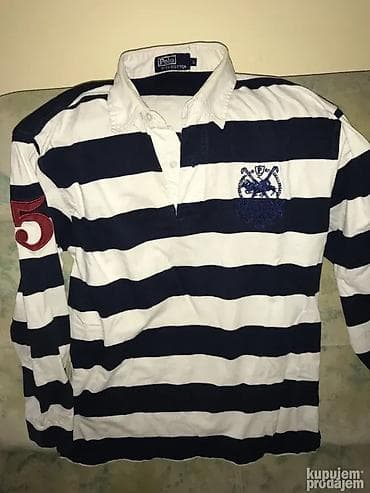 Original Ralph Lauren duks L / 2 kom. 100% cotton Plavobeli - na lalafo.rs — 3 Original Ralph Lauren duks L / 2 kom. 100% cotton Plavobeli - — 3