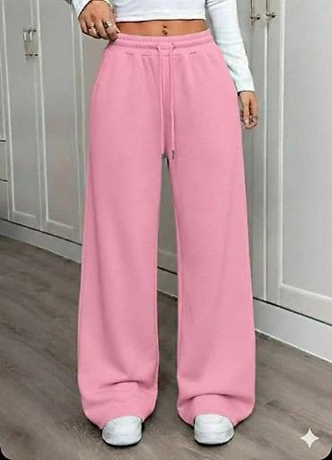 Ženske široke trenerke sa visokim strukom Vel od S do 4XL - Kroj na lalafo.rs — 3 Ženske široke trenerke sa visokim strukom Vel od S do 4XL - Kroj — 3