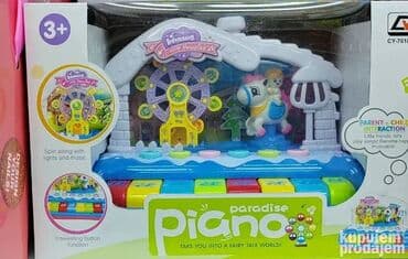 Muzički klavir za bebe sa svetlosnim efektima Zabavni muzički klavir na lalafo.rs Muzički klavir za bebe sa svetlosnim efektima Zabavni muzički klavir
