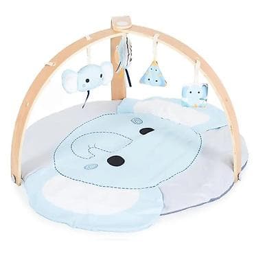 Igraonica/podloga za bebe sa drvenim lukom i visećim igračkama - na lalafo.rs Igraonica/podloga za bebe sa drvenim lukom i visećim igračkama -