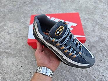 Nike Air Max 95 patike – sivi/bele nijanse sa narandžastim detaljima na lalafo.rs — 2 Nike Air Max 95 patike – sivi/bele nijanse sa narandžastim detaljima — 2