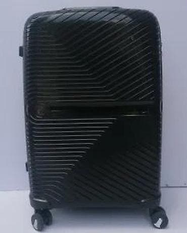 Travel suitcases and bags: Tvrdi koferi – set 3 komada, crni, sa reljefnim dijagonalnim linijama at lalafo.rs — 10 Travel suitcases and bags: Tvrdi koferi – set 3 komada, crni, sa reljefnim dijagonalnim linijama — 10