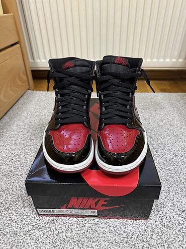 bermude teksas br: Jordan 1 High Patent Bred ORIGINAL Patike su nove, jednom nošene na lalafo.rs — 3 bermude teksas br: Jordan 1 High Patent Bred ORIGINAL Patike su nove, jednom nošene — 3