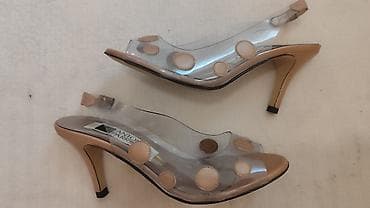 ⚪Sandale providne sa bronzanom štiklom 38 broj. ⚪Visina stikle 6 na lalafo.rs — 3 ⚪Sandale providne sa bronzanom štiklom 38 broj. ⚪Visina stikle 6 — 3