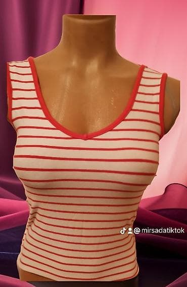 dve suknje po: Ženski letnji topovi – više modela - Crveno-beli prugasti top na at lalafo.rs — 3 dve suknje po: Ženski letnji topovi – više modela - Crveno-beli prugasti top na — 3