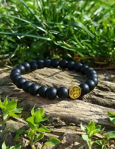 Bracelets: Kalist ručno rađene kamene brojanice od oniksa sa blagoslovom SPC at lalafo.rs — 9 Bracelets: Kalist ručno rađene kamene brojanice od oniksa sa blagoslovom SPC — 9