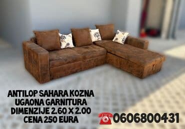 Ugaone garniture: Ugaona garnitura antilop koza Sahara na razvlacenje poseduje sanduk za na lalafo.rs Ugaone garniture: Ugaona garnitura antilop koza Sahara na razvlacenje poseduje sanduk za