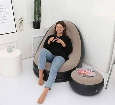 Fotelja sa tabureom na naduvavanje Cena: 4000din Dizajn je ergonomski na lalafo.rs — 3 Fotelja sa tabureom na naduvavanje Cena: 4000din Dizajn je ergonomski — 3