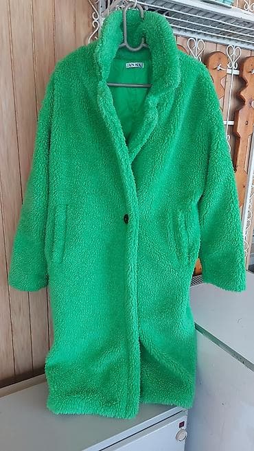Zeleni teddy/šerpa kaput ANNA brenda. - Boja: intenzivno zelena - na lalafo.rs Zeleni teddy/šerpa kaput ANNA brenda. - Boja: intenzivno zelena -