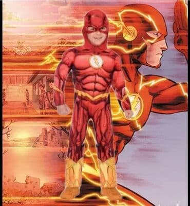 Kostim Flash – veličina 100–110 cm ⚡ Postani superheroj u svojoj na lalafo.rs Kostim Flash – veličina 100–110 cm ⚡ Postani superheroj u svojoj