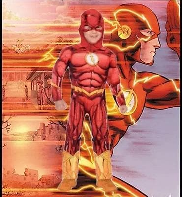 Kostim Flash – veličina 100–110 cm ⚡ Postani superheroj u svojoj na lalafo.rs — 1 Kostim Flash – veličina 100–110 cm ⚡ Postani superheroj u svojoj — 1