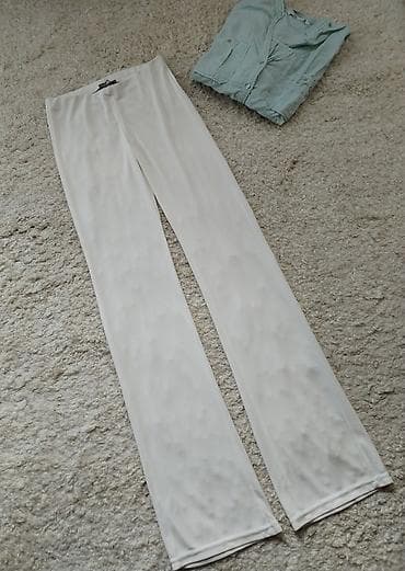 LINK DONNA bele pantalone zvonaste elegantne. Velicina XS______ na lalafo.rs — 1 LINK DONNA bele pantalone zvonaste elegantne. Velicina XS______ — 1