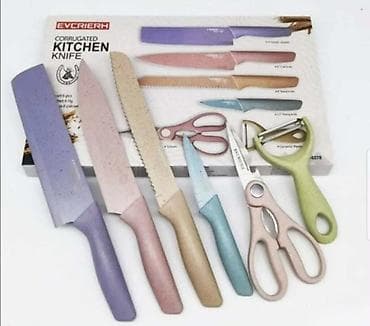 Ovaj višenamenski set noževa napravljen je od nerđajućeg čelika sa na lalafo.rs — 1 Ovaj višenamenski set noževa napravljen je od nerđajućeg čelika sa — 1