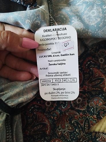 sako laneni: Ženska haljina – dugi model sa paisley printom - Dužina: midi do duga at lalafo.rs — 4 sako laneni: Ženska haljina – dugi model sa paisley printom - Dužina: midi do duga — 4