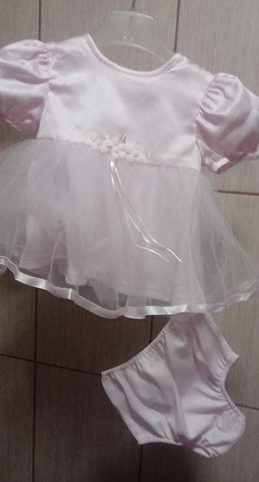 Elegantna haljina za bebe, uzrast 3-6 meseci, roze boja na lalafo.rs — 2 Elegantna haljina za bebe, uzrast 3-6 meseci, roze boja — 2