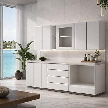 Kitchen furniture: Moderna kuhinja od medijapana i univera Standardni elementi 15, 30 at lalafo.rs — 1 Kitchen furniture: Moderna kuhinja od medijapana i univera Standardni elementi 15, 30 — 1